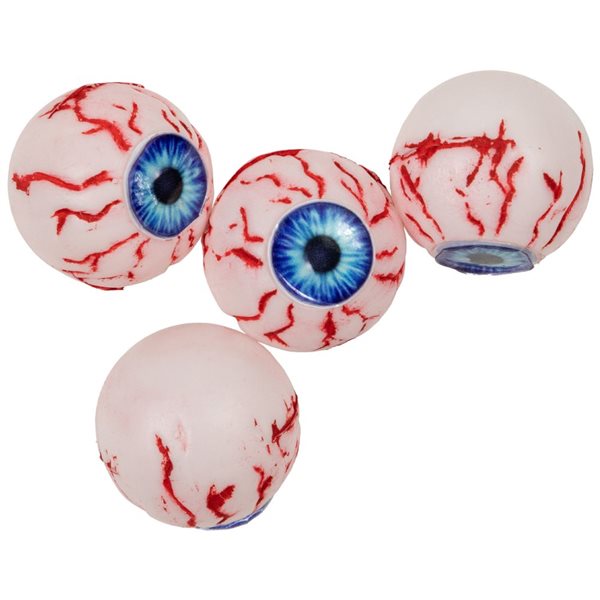 Northlight 2-in Bloodshot Eyeballs Halloween Decorations -  4/Pack