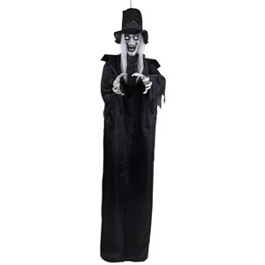 Northlight 6-ft Hanging Lighted Vampire in Robe and Top Hat with Sound