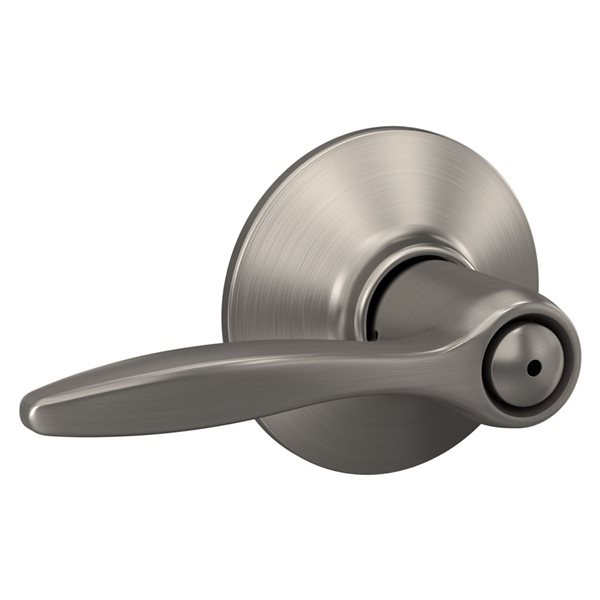 Schlage Delfayo Bed/Bath Privacy Door Lock Handle Lever Rated AAA - Satin Nickel