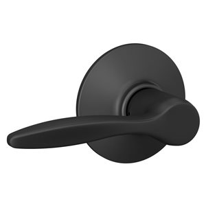 Schlage Delfayo Hall/Closet Passage Interior Door Handle Lever Rated AAA - Matte Black