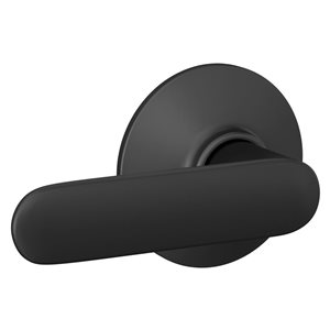 Schlage Davlin Hall/Closet Passage Interior Door Handle Lever Rated AAA - Matte Black