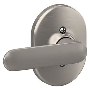 Levier De Porte Factice Noir Mat - Carré Demi - Réversible - Quincaillerie Moderne