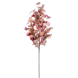 Vickerman 34-in Dusty Rose Artificial Fall Eucalyptus and Berry Spray - 2/Pack