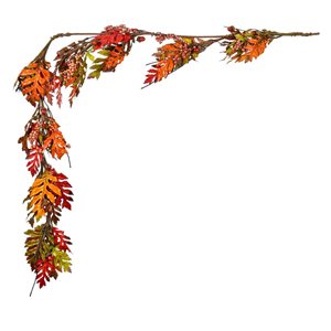 Vickerman 5-ft Artificial Oak Leaf, Acorn, Berry Garland