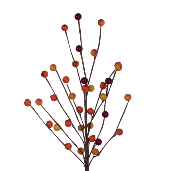 Vickerman 24-in Artificial Orange Berry Wreath