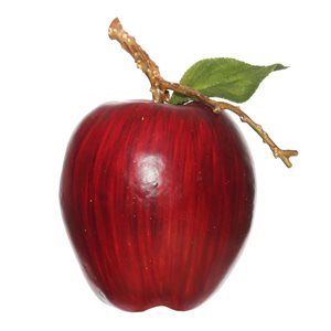 Vickerman 80mm Artificial Red Apple - 6/Pack