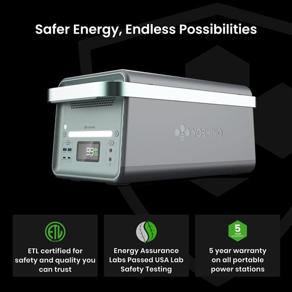 Yoshino 4000 W Portable Solar Generator