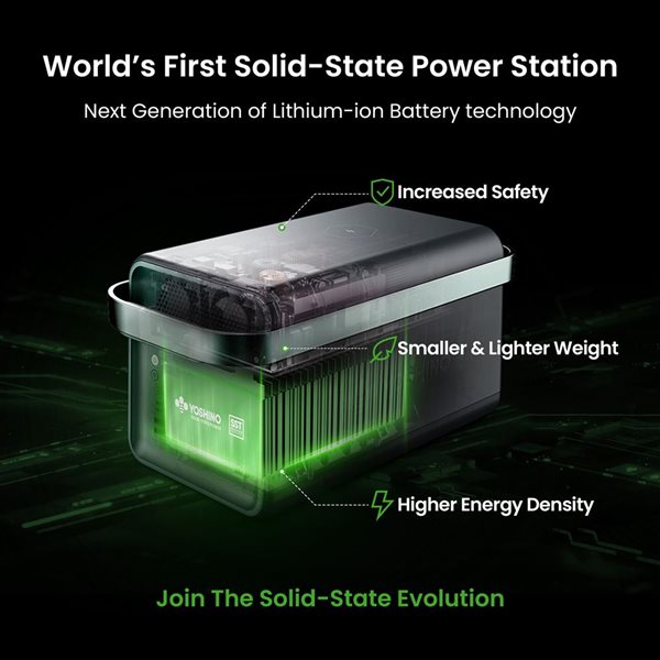 Yoshino 2000 W Portable Solar Generator