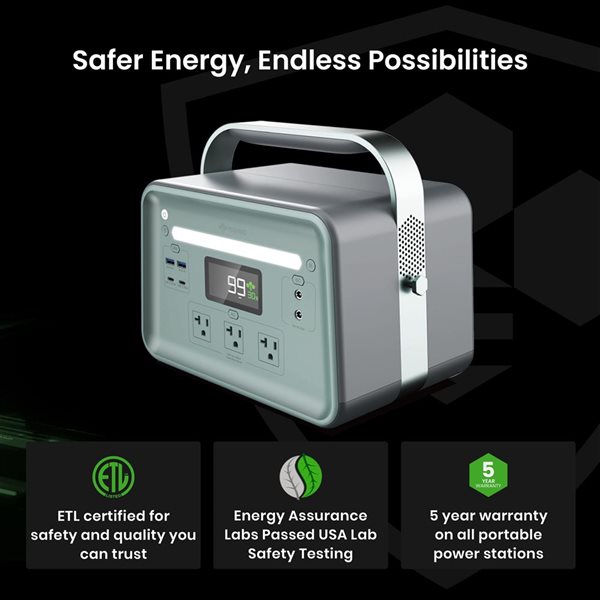 Yoshino 660 W Portable Solar Generator