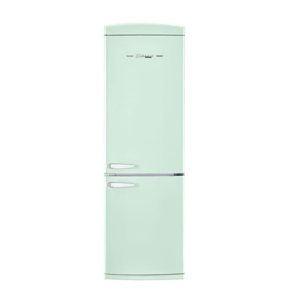 Réfrigérateur à congélateur encastré 24 po 12 pi³ vert menthe Unique Appliances classique rétro, ENERGY STAR(MD)