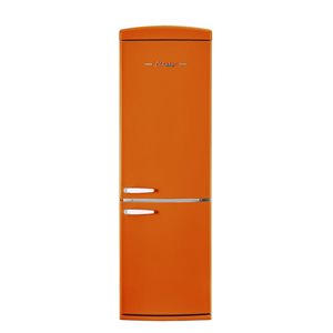 Réfrigérateur à congélateur encastré 24 po 12 pi³ orange Unique Appliances classique rétro, ENERGY STAR(MD)