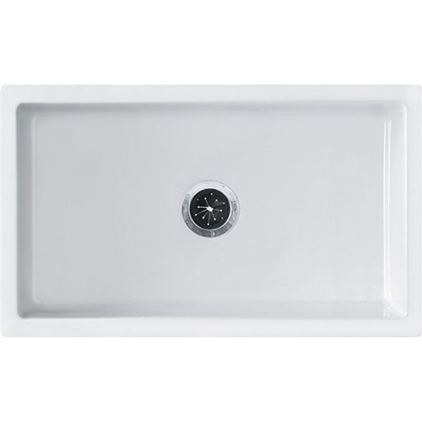 Franke Kindred Farmhouse Fireclay Sink - White