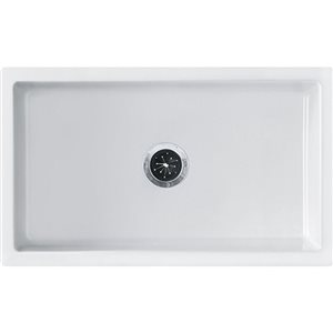 Franke Kindred Farmhouse Fireclay Sink - White