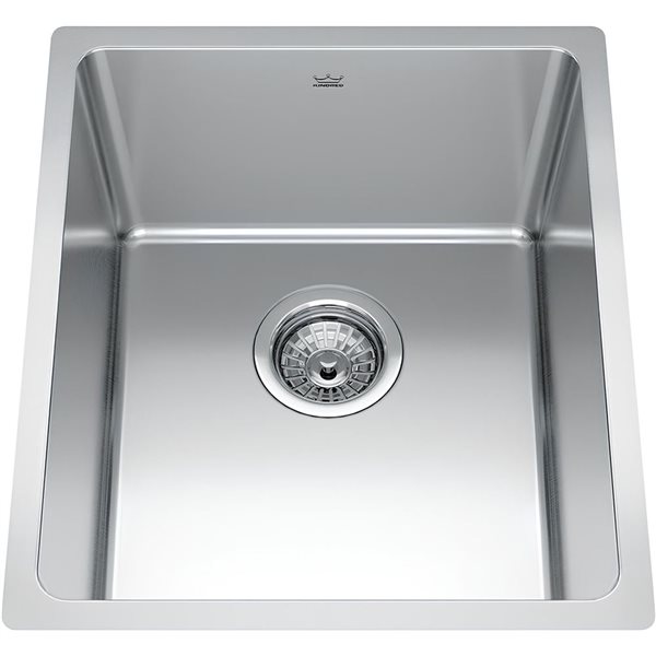 Franke Kindred Brookmore 15.6 x 18.2-in Undermount Single Bowl Stainless Steel Kitchen Sink