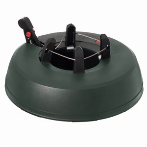 Gardenised Automatic Large Plastic Green Foot Pedal Christmas Tree Stand - 14.5-in Dia x 3.5-in H