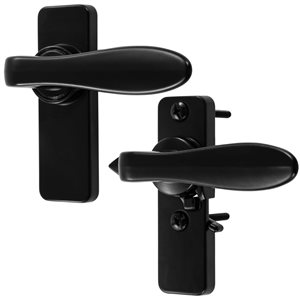 Ideal Security Inswing Storm Door Handle Set - Black