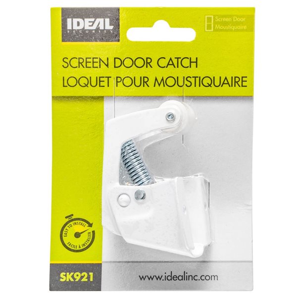 Ideal Security Screen Door Catch - White