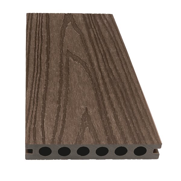 everhome 12-ft Pecan Brown Tunnel Core Composite Deck Planks - 28 Planks