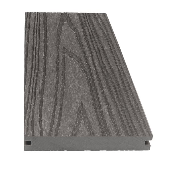 everhome 12-ft Graphite Oak Solid Core Composite Deck Planks - 20 Planks