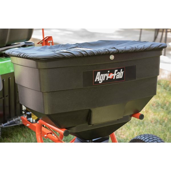 Agri-Fab 125-185lb Spreader Hopper Black Cover with Clear Window
