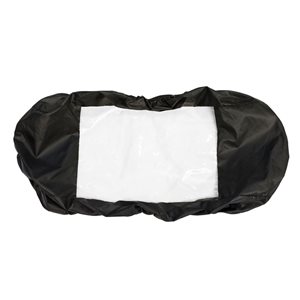 Agri-Fab 85-100 lb Spreader Hopper Black Cover with Clear Window