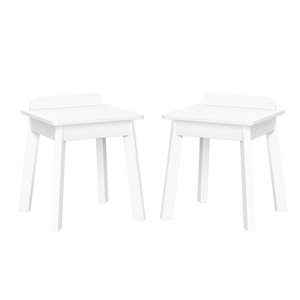 Lot de 2 chaises pour enfants RiverRidge Home - blanc