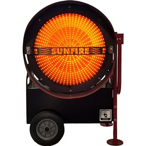Chauffage rayonnant portatif intérieur/extérieur SF150 de Sunfire 150 000 BTU à carburant diesel