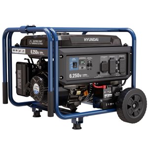 Hyundai 5,000-Watt Gas Powered Portable Generator