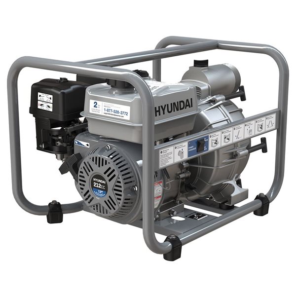 Hyundai 3-in 7 HP Gas Powered Water Trash Pump