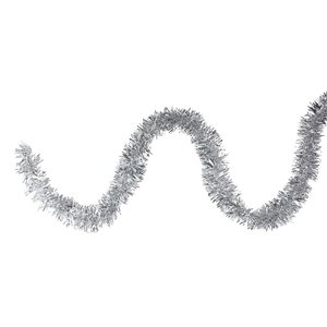Northlight 50-ft x 2.25-in Silver Tinsel Artificial Christmas Garland - Unlit