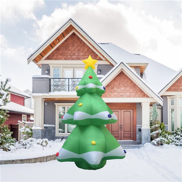 Northlight 20-ft Lighted Inflatable Christmas Tree Outdoor Commercial Christmas Decoration