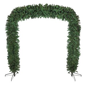 Northlight 9 x 8-ft Pine Artificial Commercial Christmas Archway - Unlit