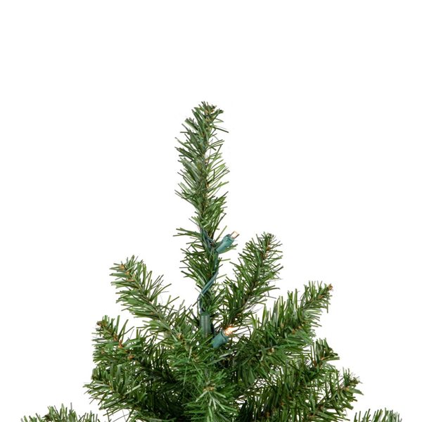 Northlight 18-in Pre-Lit Medium Canadian Pine Artificial Christmas Tree - Clear LED Lights