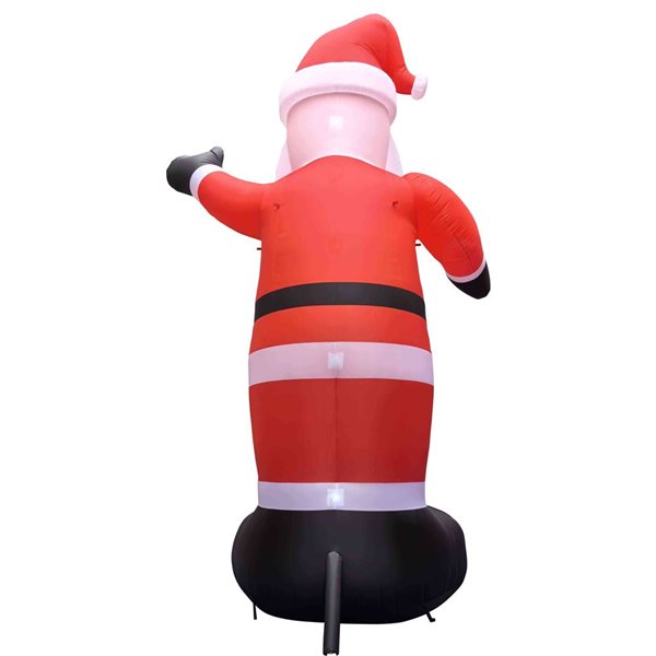 Northlight 20-ft Lighted Inflatable Santa Claus Outdoor Commercial Christmas Decoration