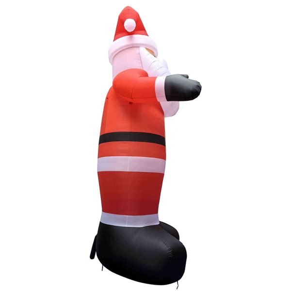 Northlight 20-ft Lighted Inflatable Santa Claus Outdoor Commercial Christmas Decoration