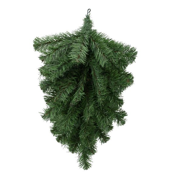 Northlight 22-in Colorado Spruce Artificial Christmas Teardrop Swag  Unlit