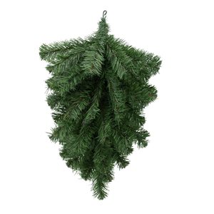 Northlight 22-in Colorado Spruce Artificial Christmas Teardrop Swag  Unlit