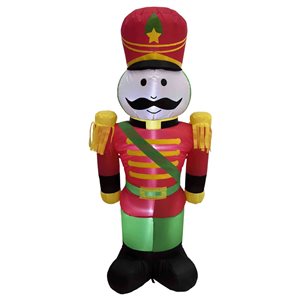 Northlight 4-ft LED Lighted Inflatable Soldier Outdoor Christmas Decoration