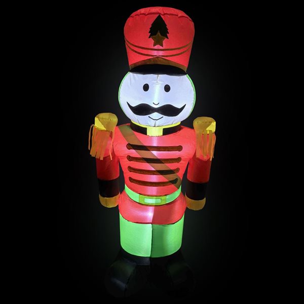 Northlight 4-ft LED Lighted Inflatable Soldier Outdoor Christmas Decoration