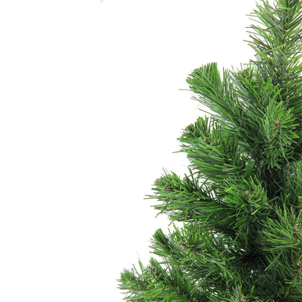 Northlight 24-in Mini Balsam Pine Medium Artificial Christmas Tree in Burlap Base  Unlit