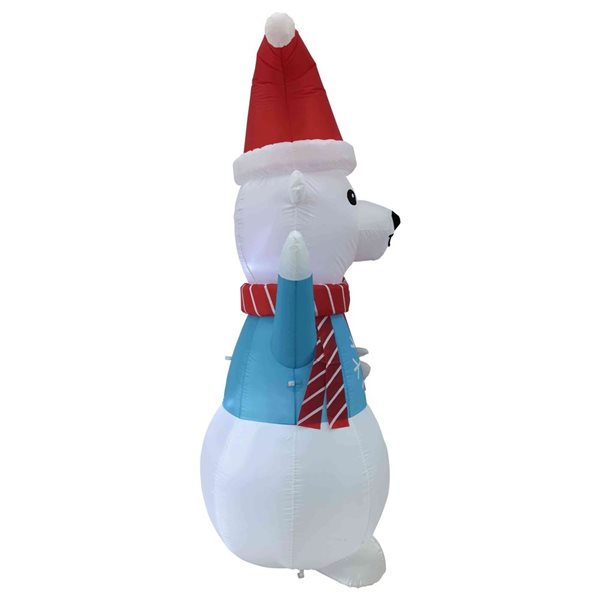 Northlight 8-ft LED Lighted Inflatable Polar Bear Outdoor Christmas Decoration