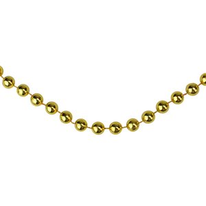 Northlight 33-ft x 10-mm Shiny Gold Round Beaded Christmas Garland