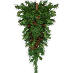 Northlight 34-in Dakota Red Pine Artificial Christmas Swag with Pine Cones - Unlit