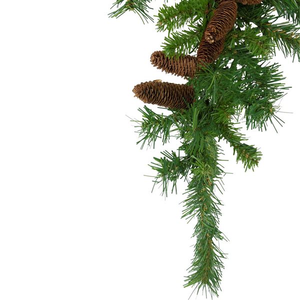 Northlight 34-in Dakota Red Pine Artificial Christmas Swag with Pine Cones - Unlit