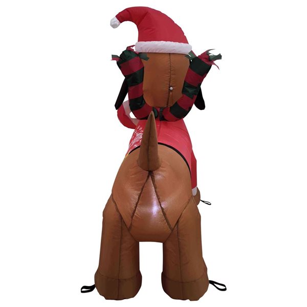 Northlight 4-ft LED Lighted Inflatable Dachshund Outdoor Christmas Decoration