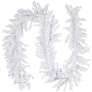 Northlight 9-ft x 14-in White Canadian Pine Artificial Christmas Garland  Unlit