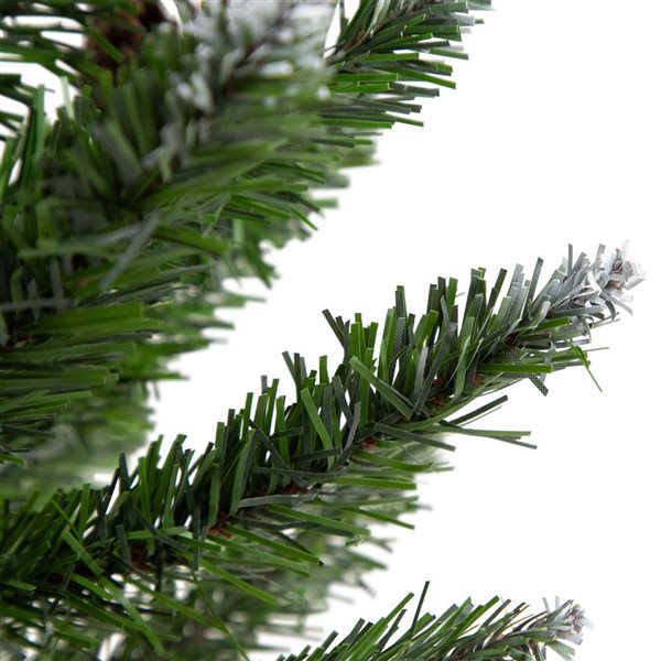 Northlight 24-in Frosted Norway Pine with Pine Cones Medium Artificial Christmas Tree  Unlit