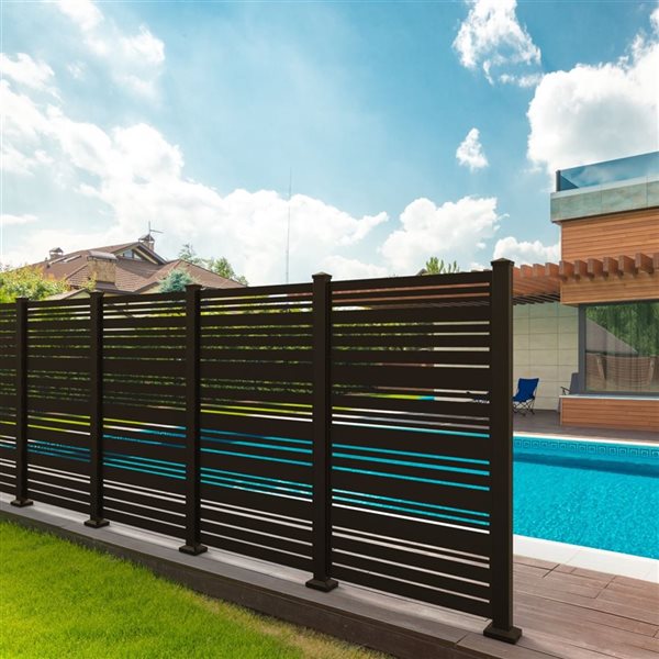 Sunbelly 36.25-in Next Line Aluminum Bronze Privacy Screen Panel