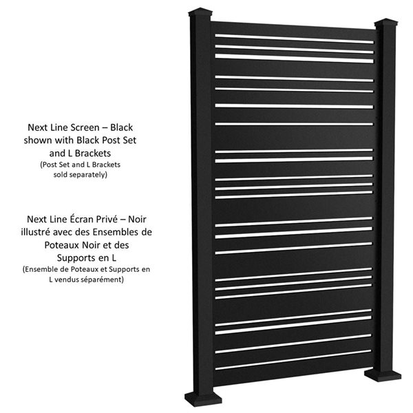 Sunbelly 36 x 68-in Aluminum Black Screen Panel - Next Line (Screen Only)