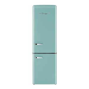 Unique Classic Retro 22-in 9-ft³ Ocean Mist Turquoise Bottom-Freezer Refrigerator, ENERGY STAR®